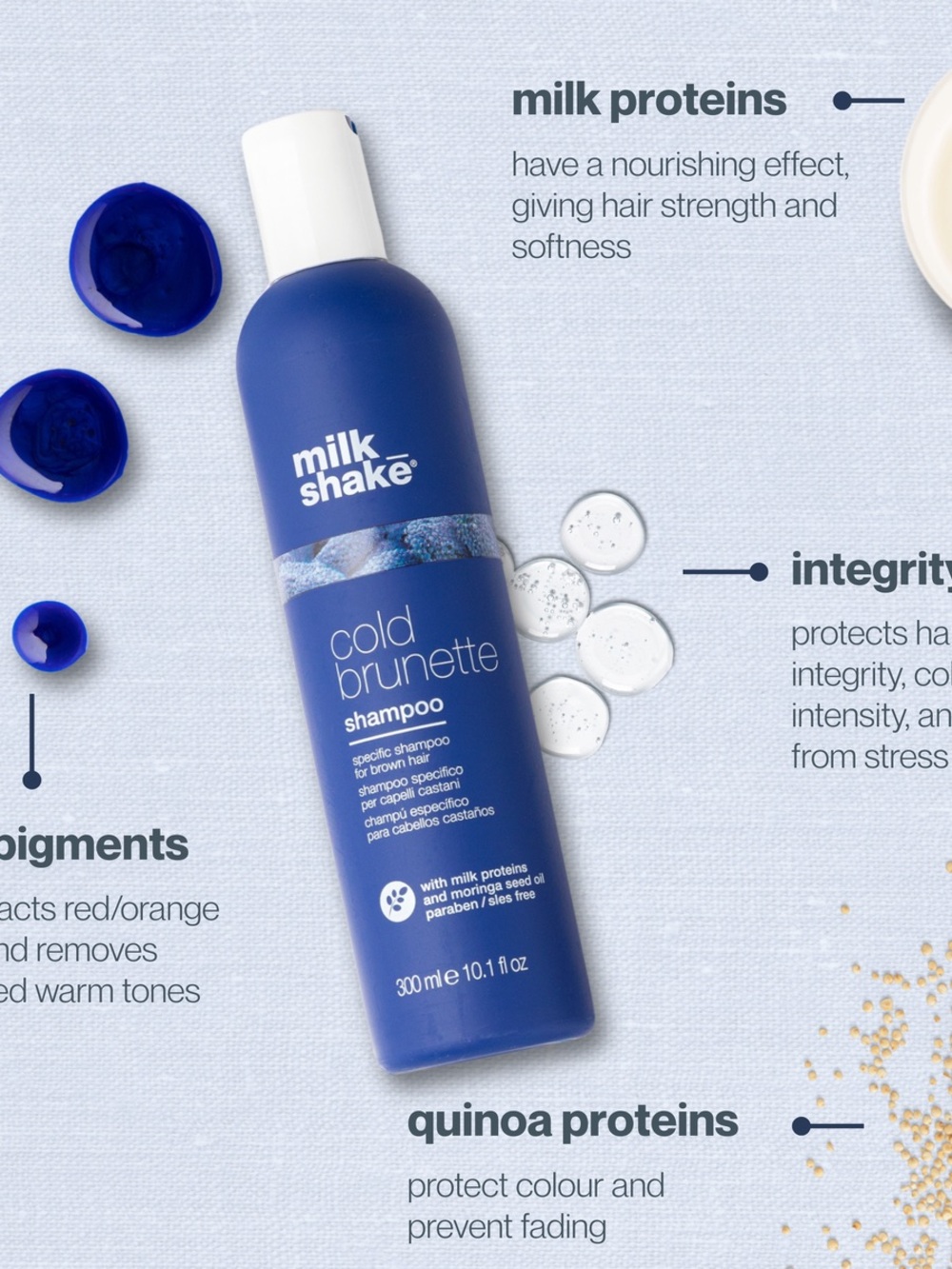 Milkshake cold brunette shampoo